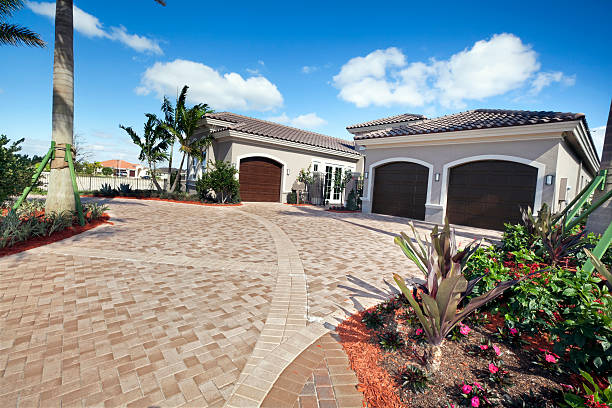 Residential Paver Driveway in Uvalde Estates, TX